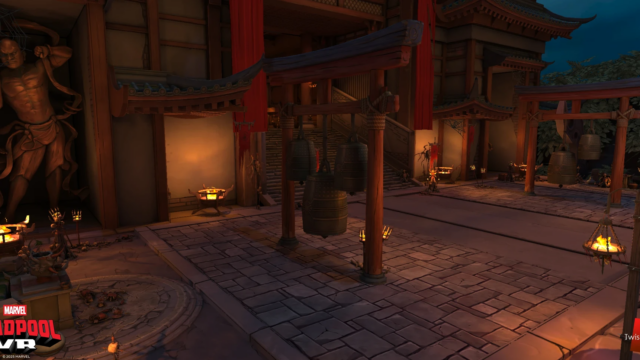 The entrance to the Final Compound Building