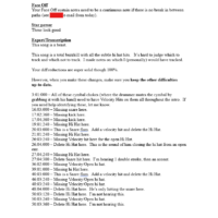 Drum Notetrack review example 1/3