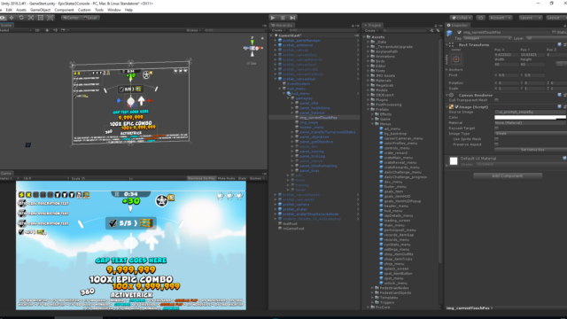 A peek at what it looks like for all UI elements to be active at once during gameplay.