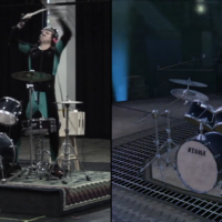 Drum Motion Capture session for Machine Head's "Beautiful Mourning"