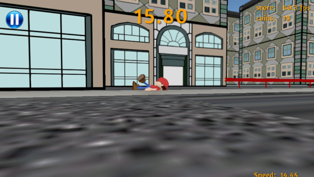 Screenshot of an early blockout of LA