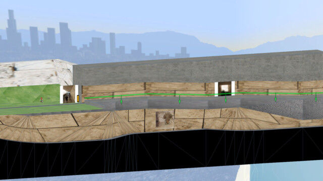 Screenshot of Museum blockout adjustments needed